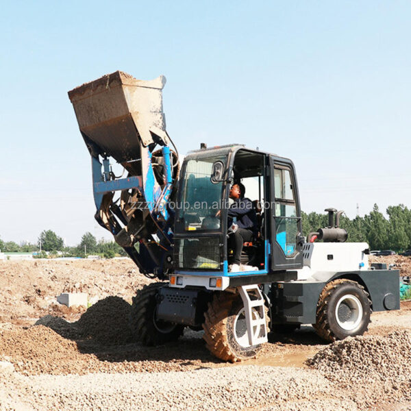 Máy trộn bê tông 1,5 mét khối Máy trộn bê tông tự cấp liệu Máy trộn bê tông trộn sẵn từ Trung Quốc