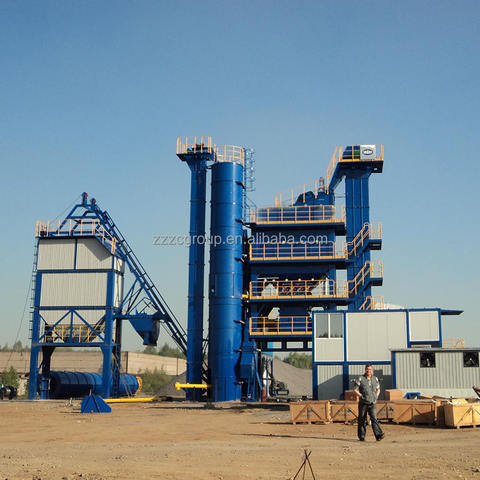 Nhà máy trộn nhựa đường tự động hoàn toàn 200t/h Trạm trộn nhựa đường nóng Nhà máy trộn nhựa đường theo mẻ