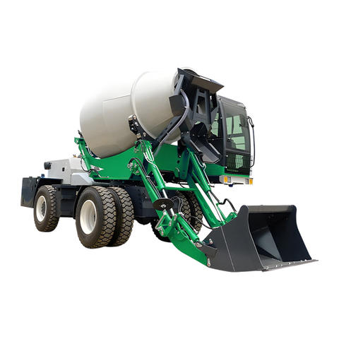 Xe trộn bê tông xi măng tự nạp di động 3.0m3 mét khối