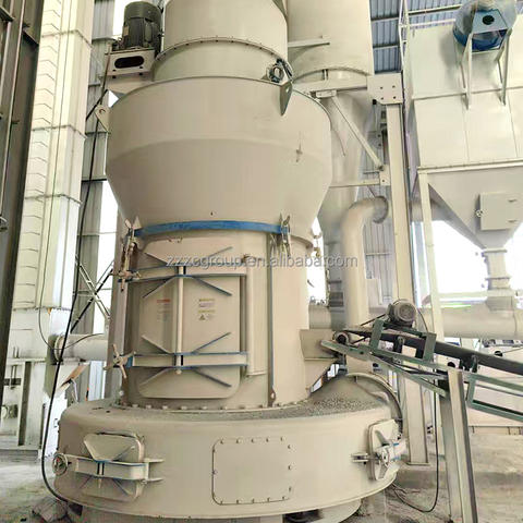 Máy nghiền Raymond áp suất cao siêu mịn 3-12t/h Máy nghiền Raymond ba trục thẳng đứng dùng cho nguyên liệu thô là than xỉ xi măng