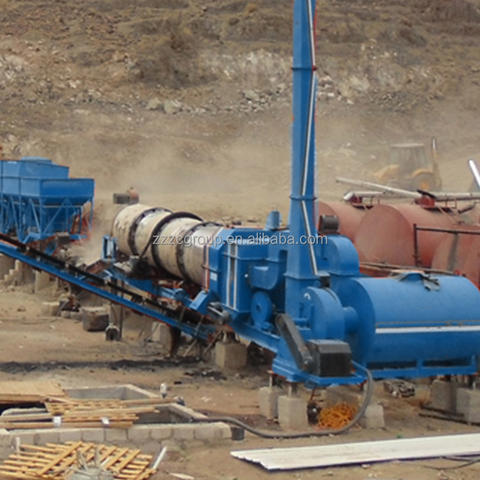 Nhà máy trộn nhựa đường loại rơ moóc di động 40TPH Nhà máy trộn nhựa đường dạng thùng Nhà máy trộn nhựa đường dạng thùng Giá nhà máy trộn nhựa đường