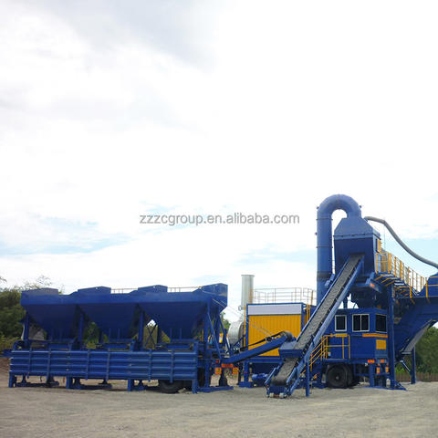 Nhà máy trộn nhựa đường nóng lạnh di động 40t/h Máy trộn nhựa đường Nhà máy trộn nhựa đường dạng thùng trộn