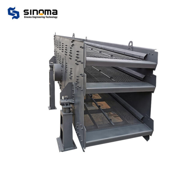 Máy sàng rung tròn gốm sứ Trung Quốc 50-250t/h với độ rung mạnh