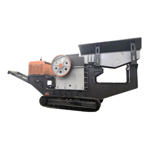 Máy nghiền hàm di động 50-500tph Máy móc khai thác Máy nghiền hàm loại bánh xích di động