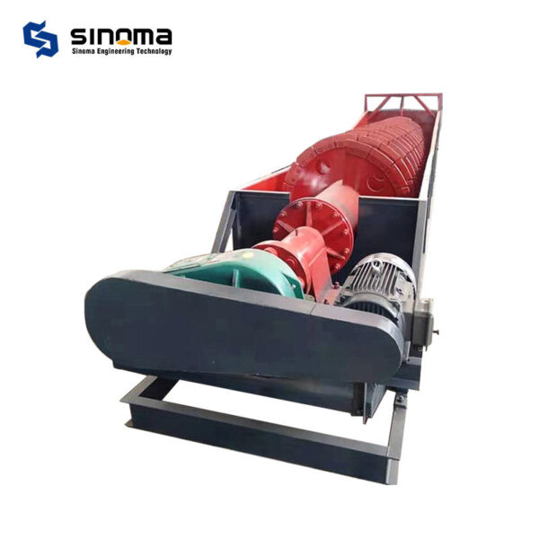 Máy rửa bùn quặng cát và sỏi di động rửa sạch công suất 50-75 tấn/giờ