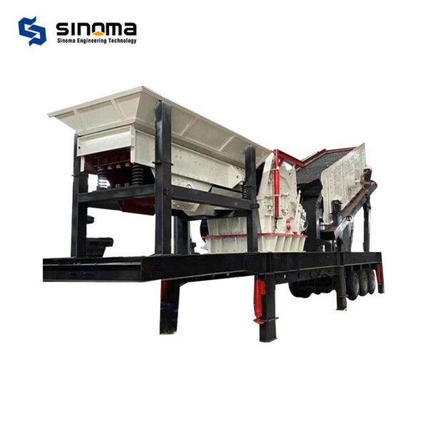 Nhà cung cấp máy nghiền di động 70-120tph của Trung Quốc Máy nghiền đá vôi va đập Máy nghiền đá