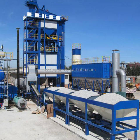 Nhà máy trộn nhựa đường tự động Trung Quốc Công suất 60t/h Máy móc xây dựng đường bộ Nhà máy trộn nhựa đường để bán