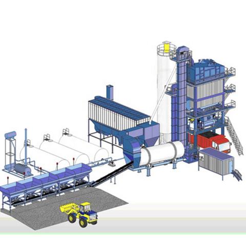 Nhà máy sản xuất tại Trung Quốc Công suất trộn 3000kg Máy trộn nhựa đường cố định Thông số kỹ thuật của Nhà máy trộn nhựa đường