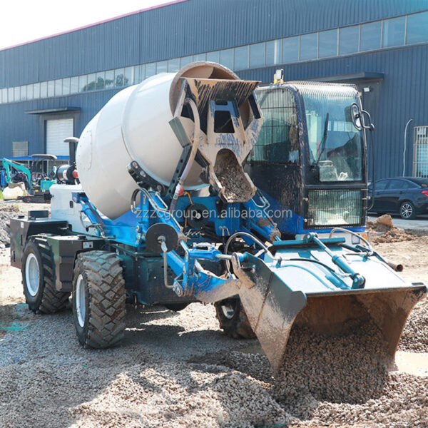 Máy trộn bê tông tự nạp Trung Quốc Máy trộn bê tông di động tự nạp Xe trộn bê tông di động Xe trộn bê tông di động