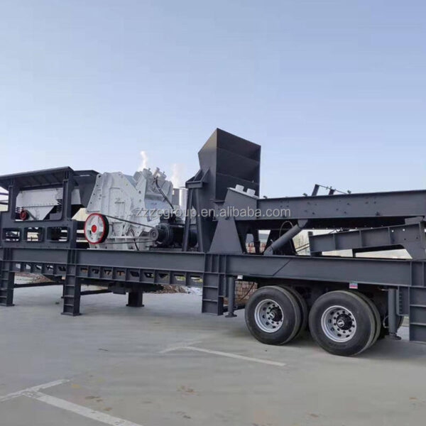 Máy nghiền đá va đập di động tùy chỉnh PF1214 Động cơ diesel Động cơ điện Máy nghiền va đập
