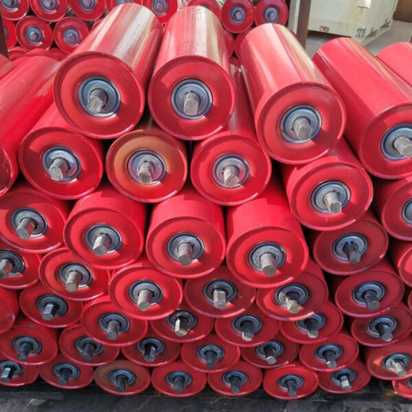 Băng tải cao su tùy chỉnh Con lăn dẫn hướng chống va đập chống mài mòn