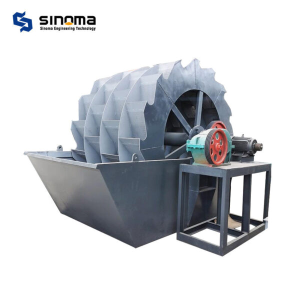 Máy rửa cát bánh xe công suất nhỏ tiết kiệm năng lượng 15-200TPH để bán