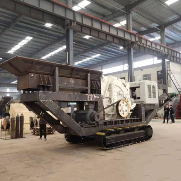 Máy nghiền đá di động giá xuất xưởng có màn hình rung
