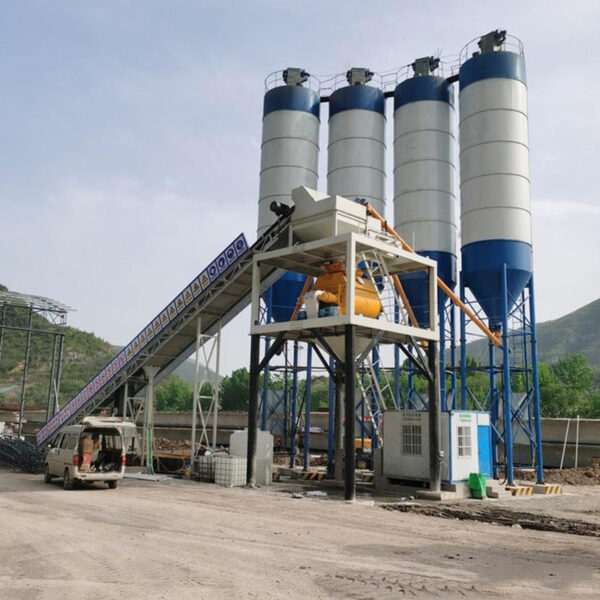 HZS240 HZS180 HZS120 HZS90 HZS60 HZS50 Máy trộn bê tông và cát xi măng sẵn sàng để bán