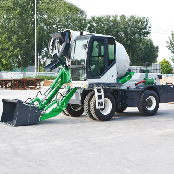 Xe trộn bê tông tự nạp mini công suất lớn hoàn toàn tự động 2 mét khối đạt chứng nhận CE Giá