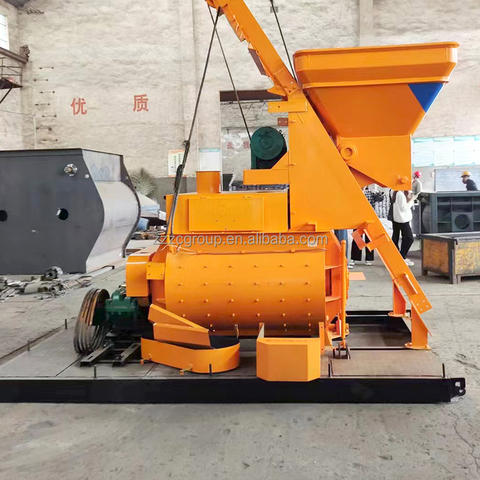 Máy trộn bê tông Js500 trục đôi giá xuất xưởng hiệu suất cao