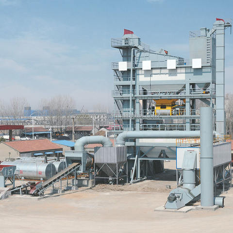 Máy trộn nhựa đường cố định 160 tấn/giờ chất lượng cao Dây chuyền sản xuất hỗn hợp bitum tại Trung Quốc
