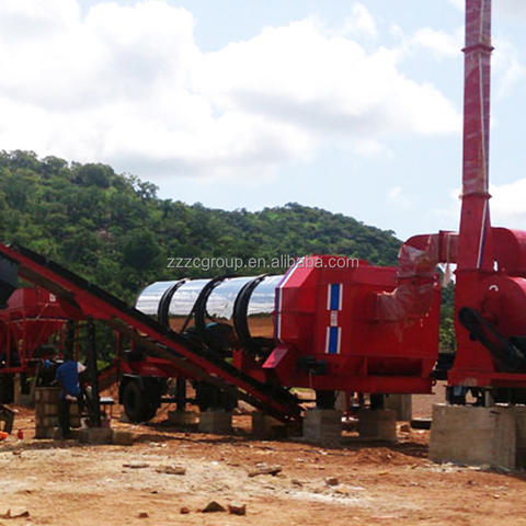 Nhà máy trộn nhựa đường di động loại MDHB Nhà máy trộn nhựa đường dạng thùng liên tục Giá nhà máy trộn nhựa đường