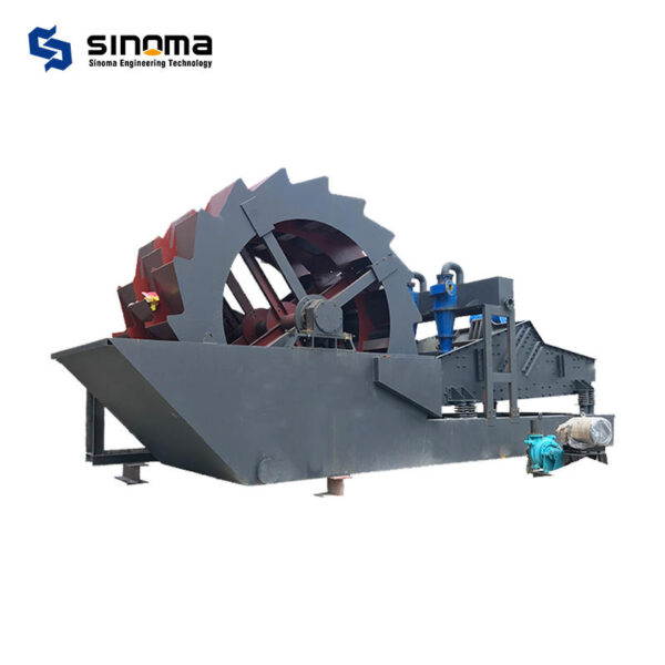 Sản phẩm công nghệ mới 2024 Máy rửa loại bánh xe Máy làm sạch cát bãi biển Máy rửa cát Thiết bị tái chế cát