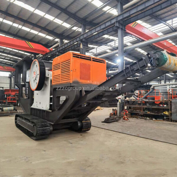 Dự án nghiền tổng hợp sơ cấp di động Máy nghiền hàm 150-500TPH để khai thác quặng vàng