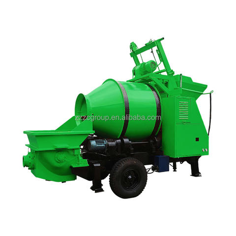 Máy trộn bê tông nhỏ SINOMA 30m3/h 40m3/h có bơm Máy trộn bê tông tự động có bơm