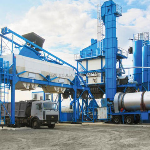 Nhà máy trộn nhựa đường bitum SINOMA Trung Quốc 60t/h Nhà máy trộn nhựa đường di động Nhà máy trộn nhựa đường nóng