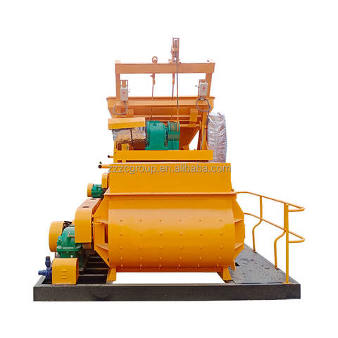 Máy trộn bê tông tự nạp SINOMA JS1500 JS2000 JS3000 JS4000 Máy trộn bê tông trục đôi