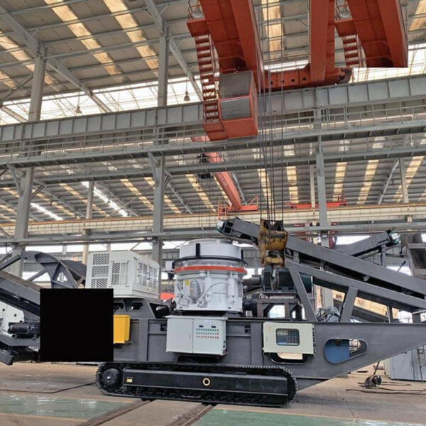 Máy nghiền hình nón đá di động SINOMA Máy nghiền hình nón loại bánh xích HP300 Máy nghiền hình nón