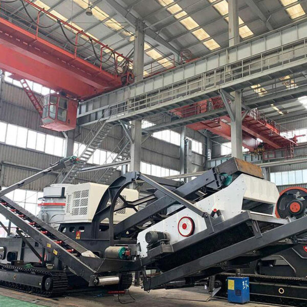 SINOMA Quarry Gravel Rock Basalt Quartz Aggregate HP400 Stone Crusher Mobile Track Cone Crusher