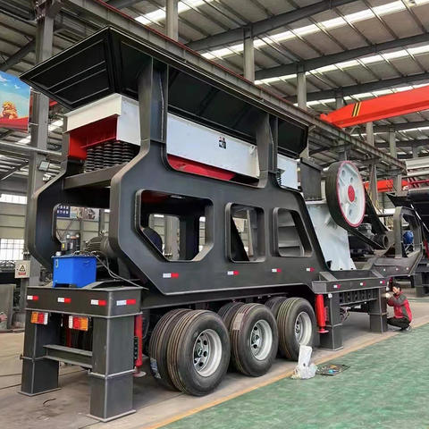 Giá bán buôn Máy nghiền đá di động công suất lớn được sử dụng trong máy nghiền chất thải xây dựng