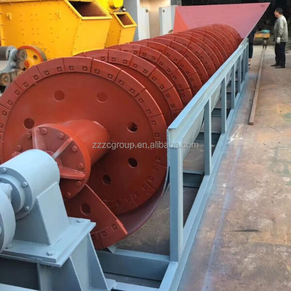 XL-610 Máy rửa cát xoáy nước nhỏ 40-50 Tph Máy rửa cát xoắn ốc